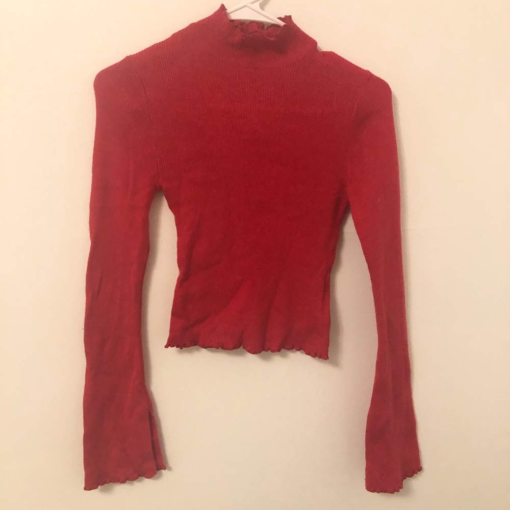 Red sweater